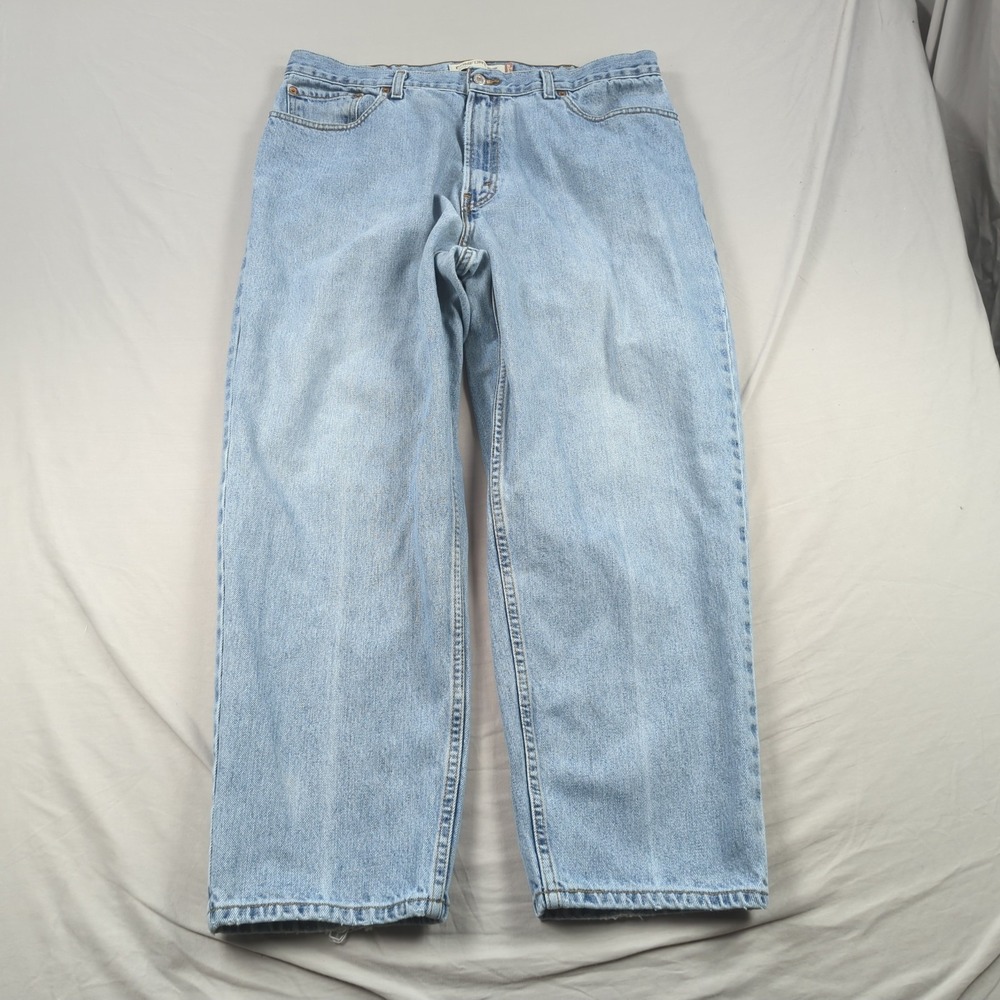 Levis Jeans Mens 38x29 Blue 560 Loose Tapered Relaxed Baggy Light Wash